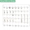 NEX™ White 54-Spool Wall-Mounted Sewing Thread Rack, 4ct.